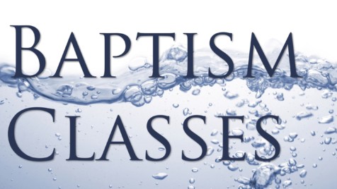Baptism Classes @ rm 207, South Church
