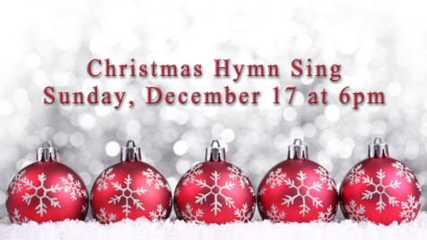 Christmas Hymn Sing 2017 @ Chapel