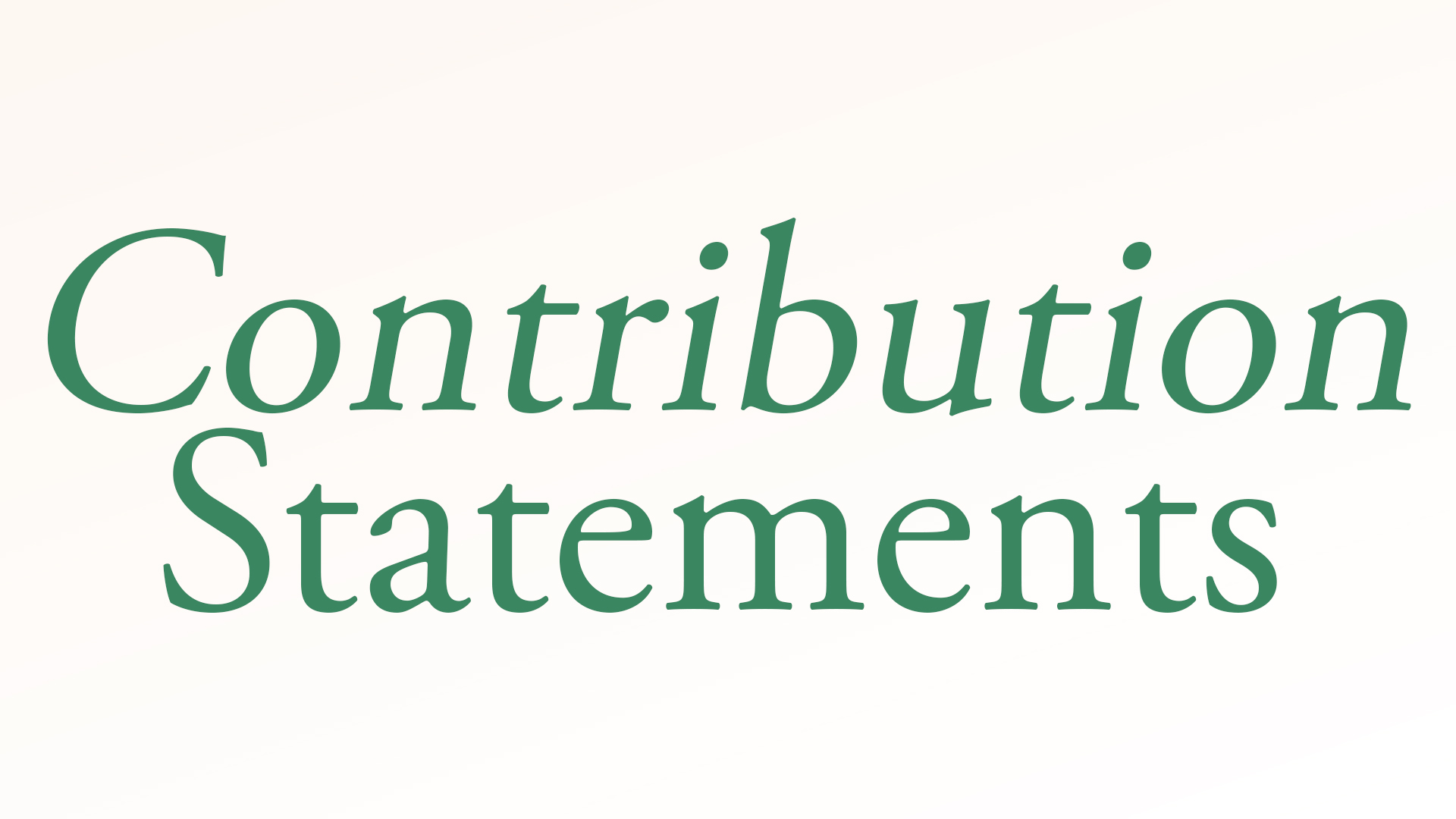 contribution-statements