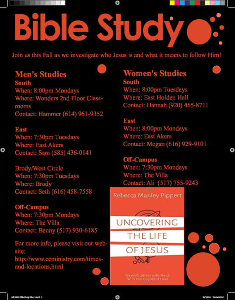 Fall Bible Studies - College @ Villa & MSU Campus