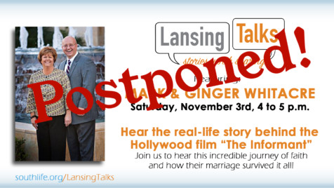 Lansing Talks: Mark & Ginger Whitacre (Postponed!) @ Chapel