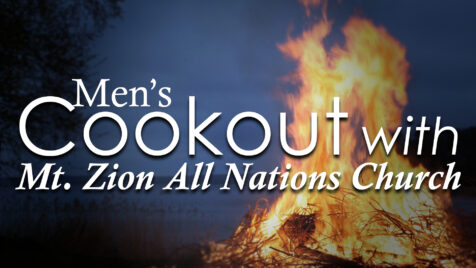 Men's Cookout with Mt. Zion @ South Church Fire Pit
