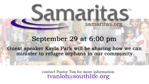 Samaritas - Refugee Children Ministry Night @ South Church