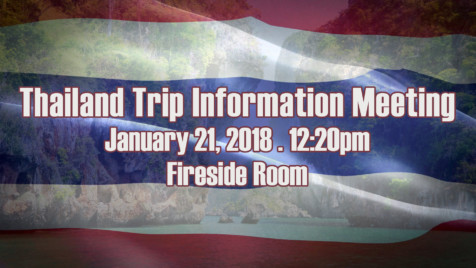 Thailand Informational Meeting @ Fireside Room