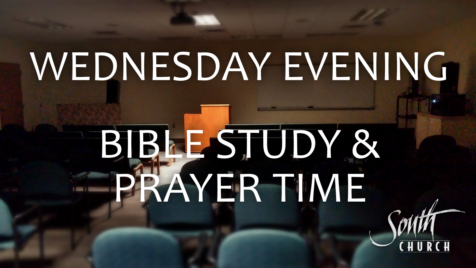 Wednesday Evening Bible Study & Prayer Time : Cancelled @ Room 111